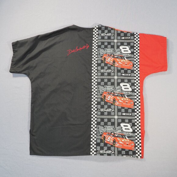Nascar Scrub Shirts Mens Large Lot Red Orange Dale Earnhardt Tony Stevens Race - Picture 5 of 7